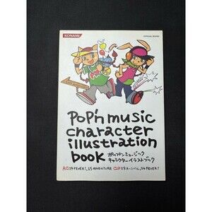 Pop'N' Music Character Art Book AC14 FEVER15 ADVENTURE/CS1314 Carnival US SELLER